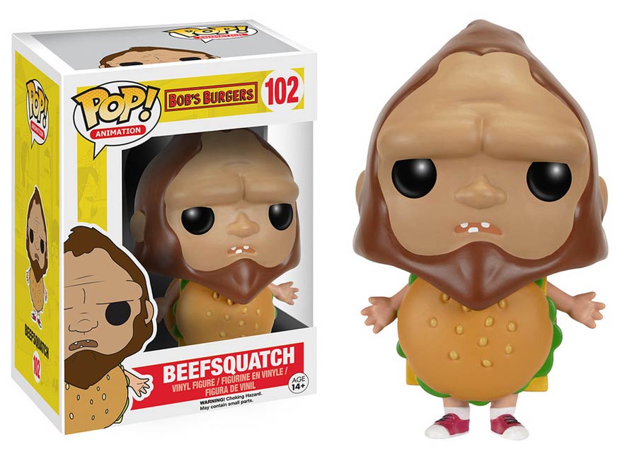POP Animation 102 Bobs Burgers Beefsquatch Vinyl Figure