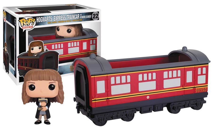 POP Rides 22 Harry Potter Hogwarts Express Traincar With Hermione Granger Vinyl Figure