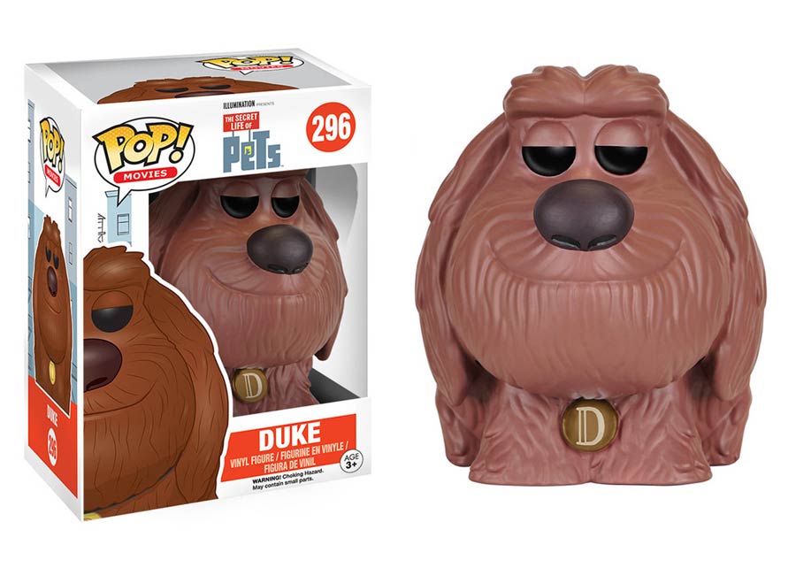 POP Movies 296 Secret Life Of Pets Duke Vinyl Figure