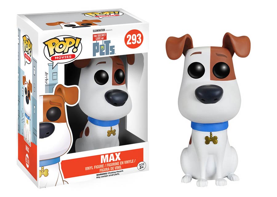 POP Movies 293 Secret Life Of Pets Max Vinyl Figure