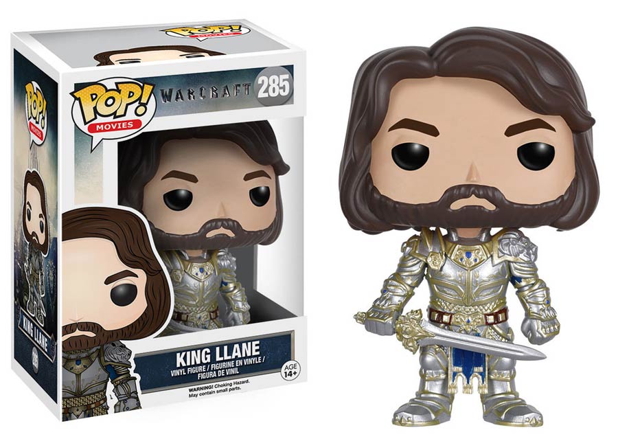 POP Movies 285 Warcraft King Llane Vinyl Figure