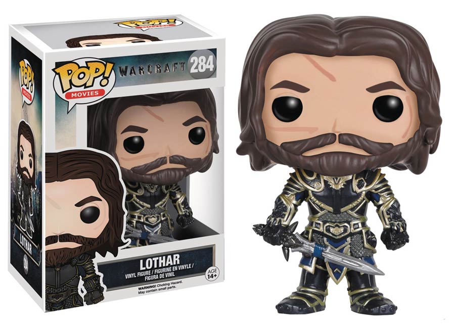 POP Movies 284 Warcraft Lothar Vinyl Figure