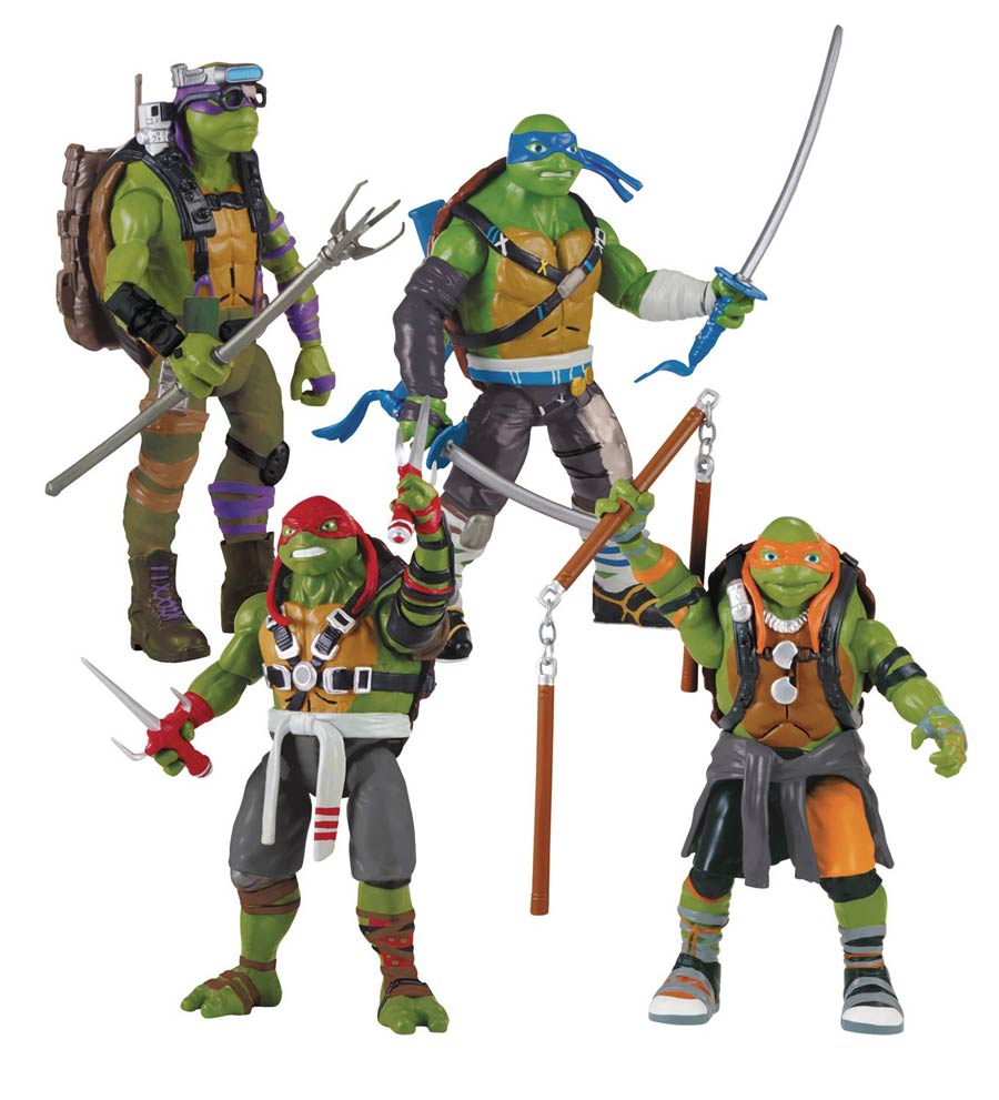 Teenage Mutant Ninja Turtles Out Of The Shadows Deluxe Talking Action Figure Assortment Case