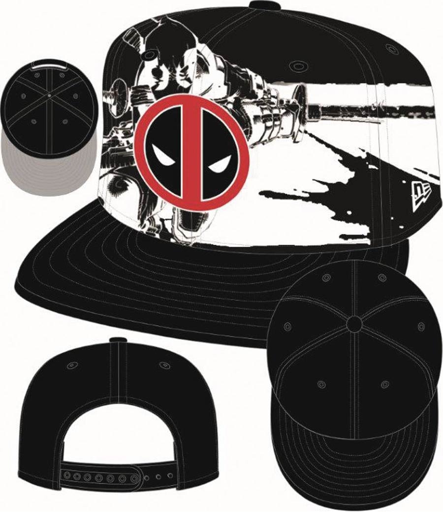 Deadpool Previews Exclusive Logo Fronted 950 Snap Back Cap