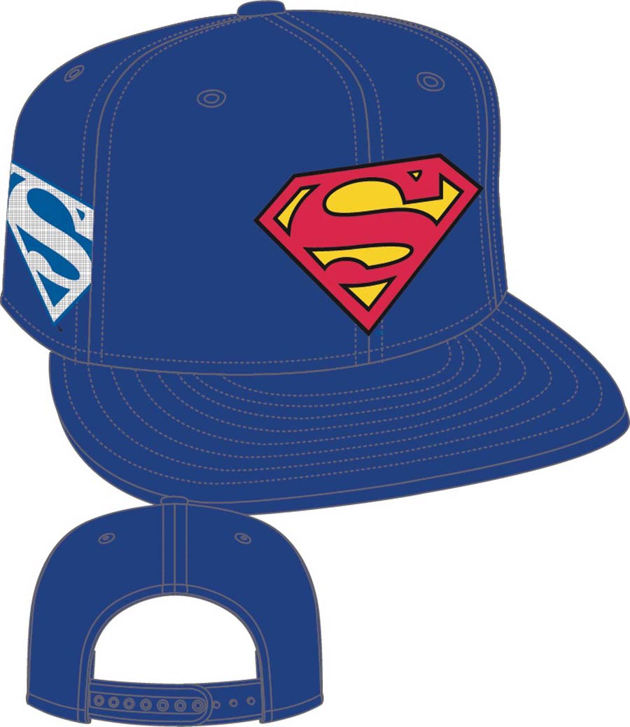 Superman Fresh Side Snap Back Cap