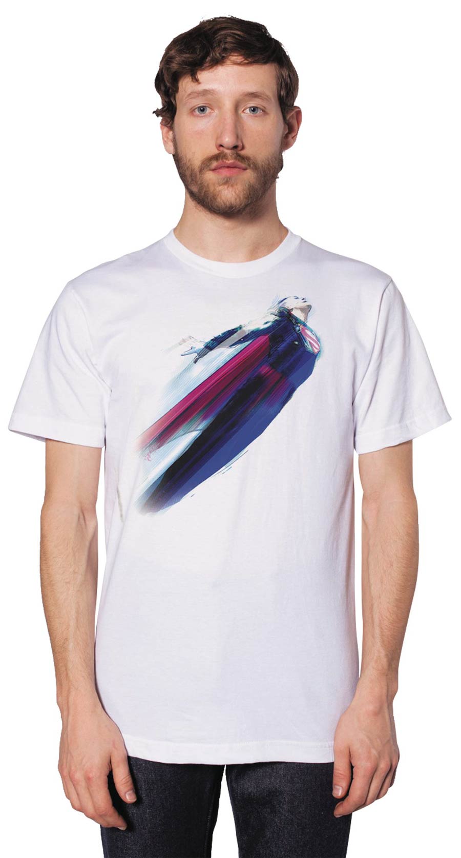 Superman Blur By Jock T-Shirt Large