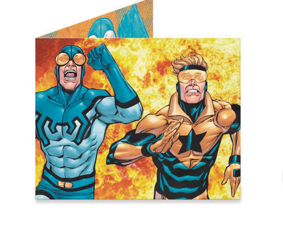 DC Heroes Booster Gold & Blue Beetle Previews Exclusive Mighty Wallet