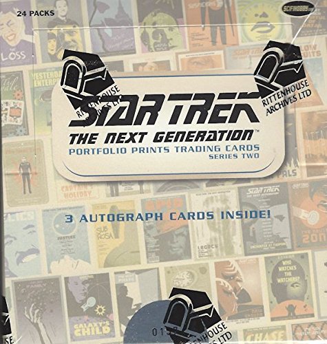 Star Trek The Next Generation Portfolio Prints Series 2 Trading Cards Box