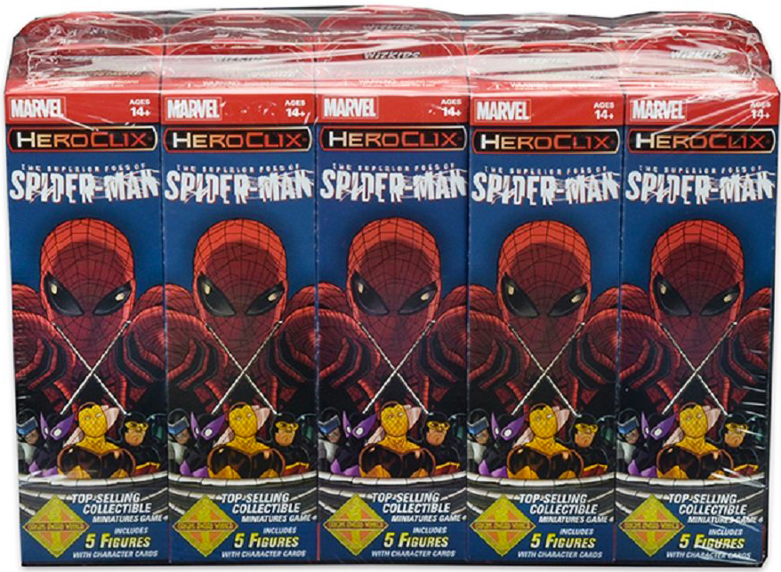 Marvel HeroClix Superior Foes Of Spider-Man Booster Brick Of 10 Packs