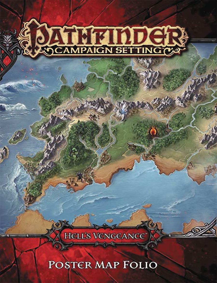 Pathfinder Setting Hells Vengeance Poster Map Folio