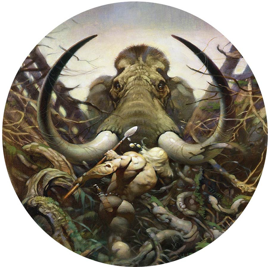 Frazetta 2-Inch Magnet - The Mammoth