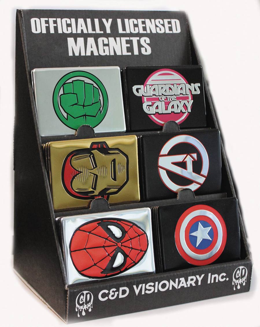 Marvel Heroes Metal Magnet Assortment Case