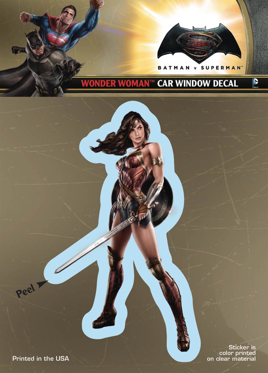 Batman v Superman Dawn Of Justice Character Decal - Wonder Woman