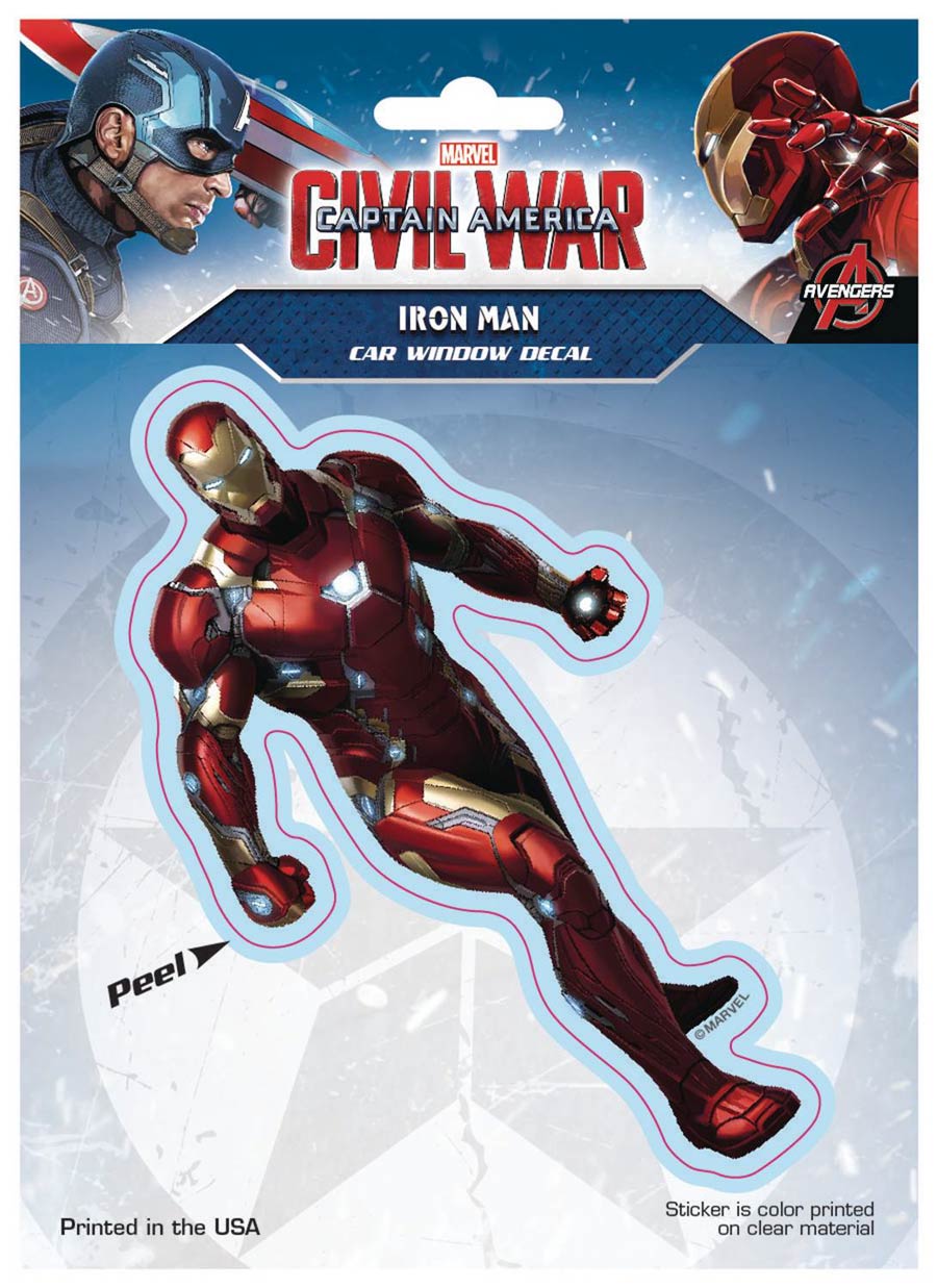 Captain America Civil War Decal - Iron Man