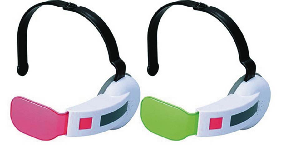 Dragon Ball Z Scouter Headset 6-Piece Display