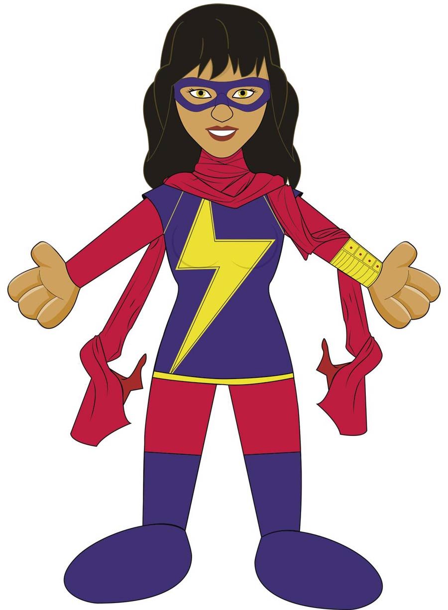 Marvel Heroes 10-Inch Plush - Ms Marvel