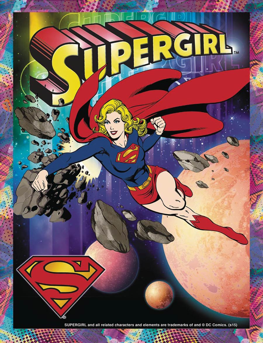 Supergirl 3D Art - Up In The Sky