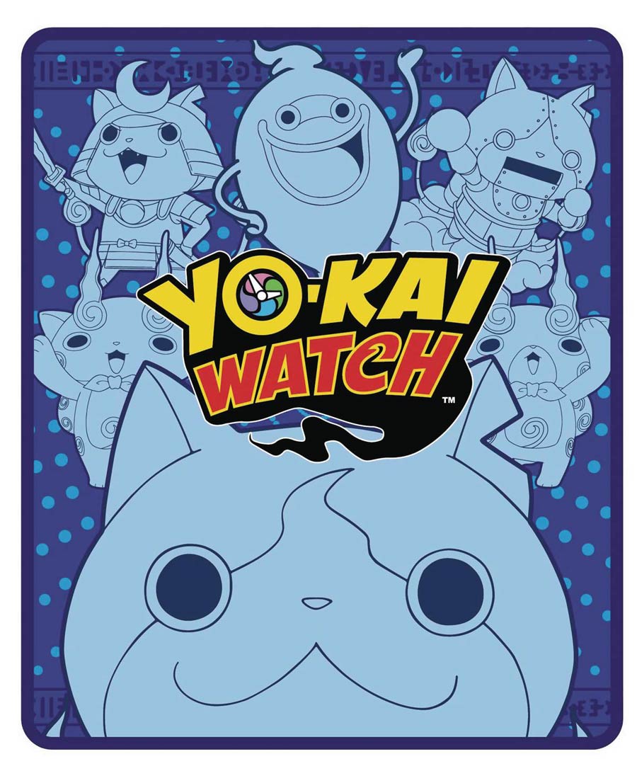 Yo-Kai Watch Multi-Character Print Throw