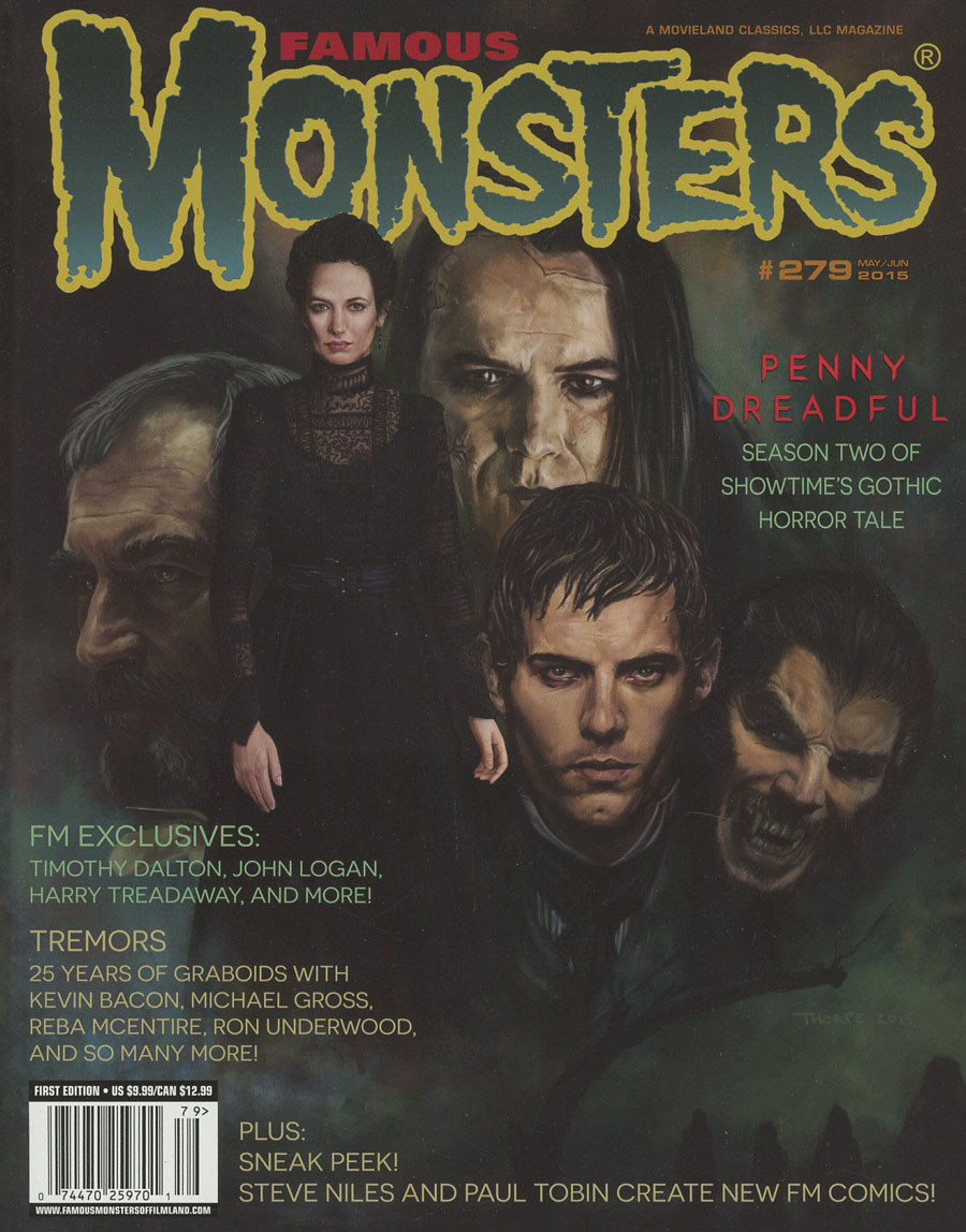 Famous Monsters Of Filmland #279 Penny Dreadful Cover
