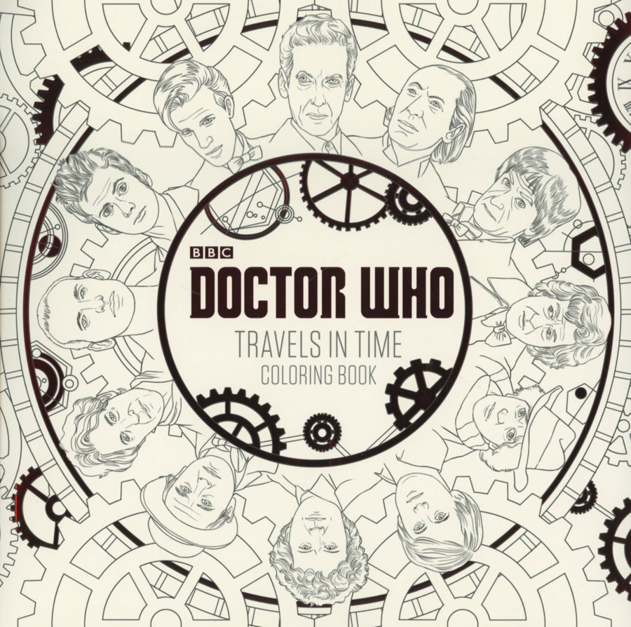 Doctor Who Travels In Time Coloring Book