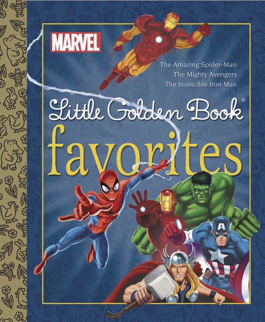 Marvel Heroes Little Golden Book Favorites Reissue HC
