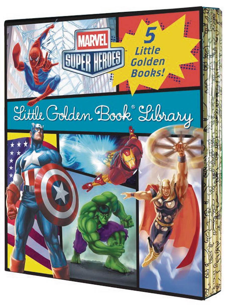 Marvel Heroes Little Golden Book Library HC