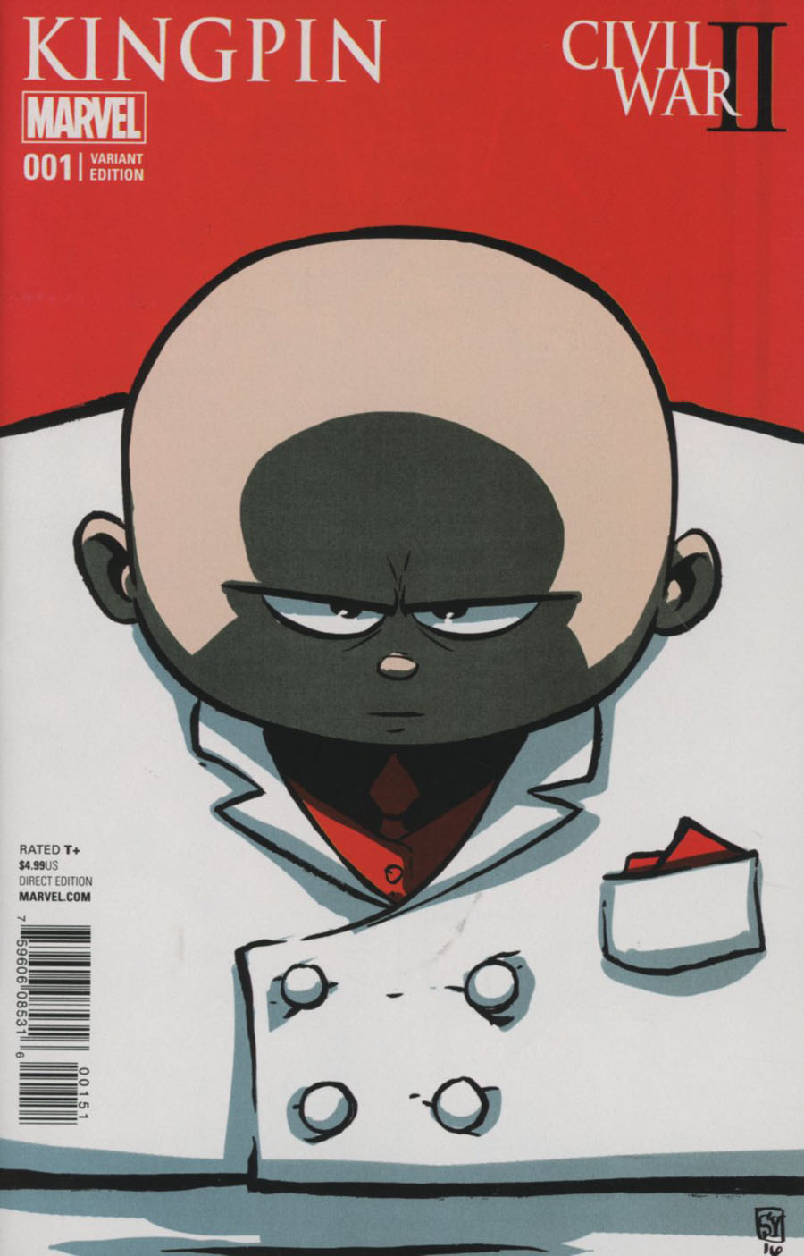 Civil War II Kingpin #1 Cover C Variant Skottie Young Baby Cover