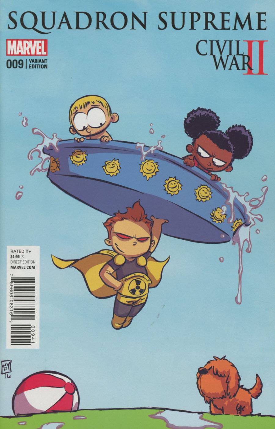 Squadron Supreme Vol 4 #9 Cover C Variant Skottie Young Baby Cover