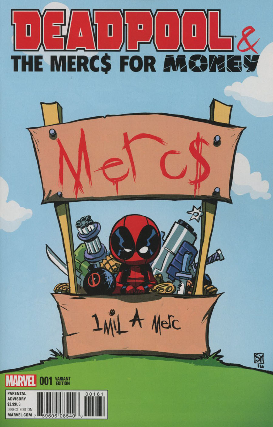 Deadpool And The Mercs For Money Vol 2 #1 Cover E Variant Skottie Young Baby Cover