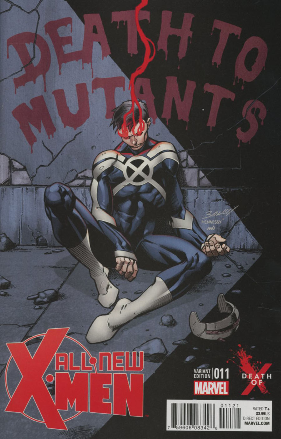 All-New X-Men Vol 2 #11 Cover B Variant Death Of X Cover (X-Men Apocalypse Wars Tie-In)