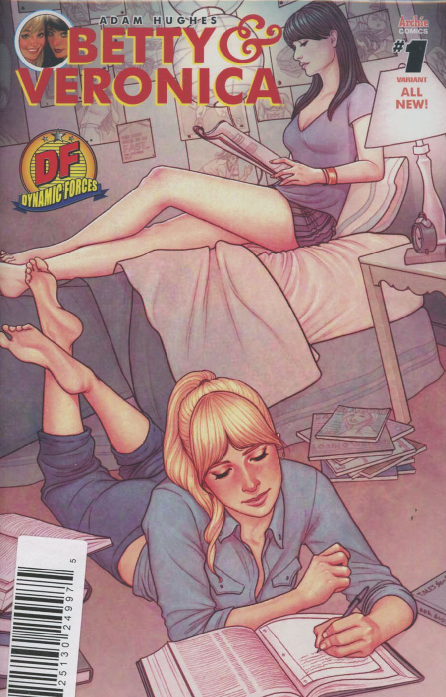 Betty & Veronica Vol 2 #1 Cover Z-A DF Exclusive Jenny Frison X-Mas In July Package