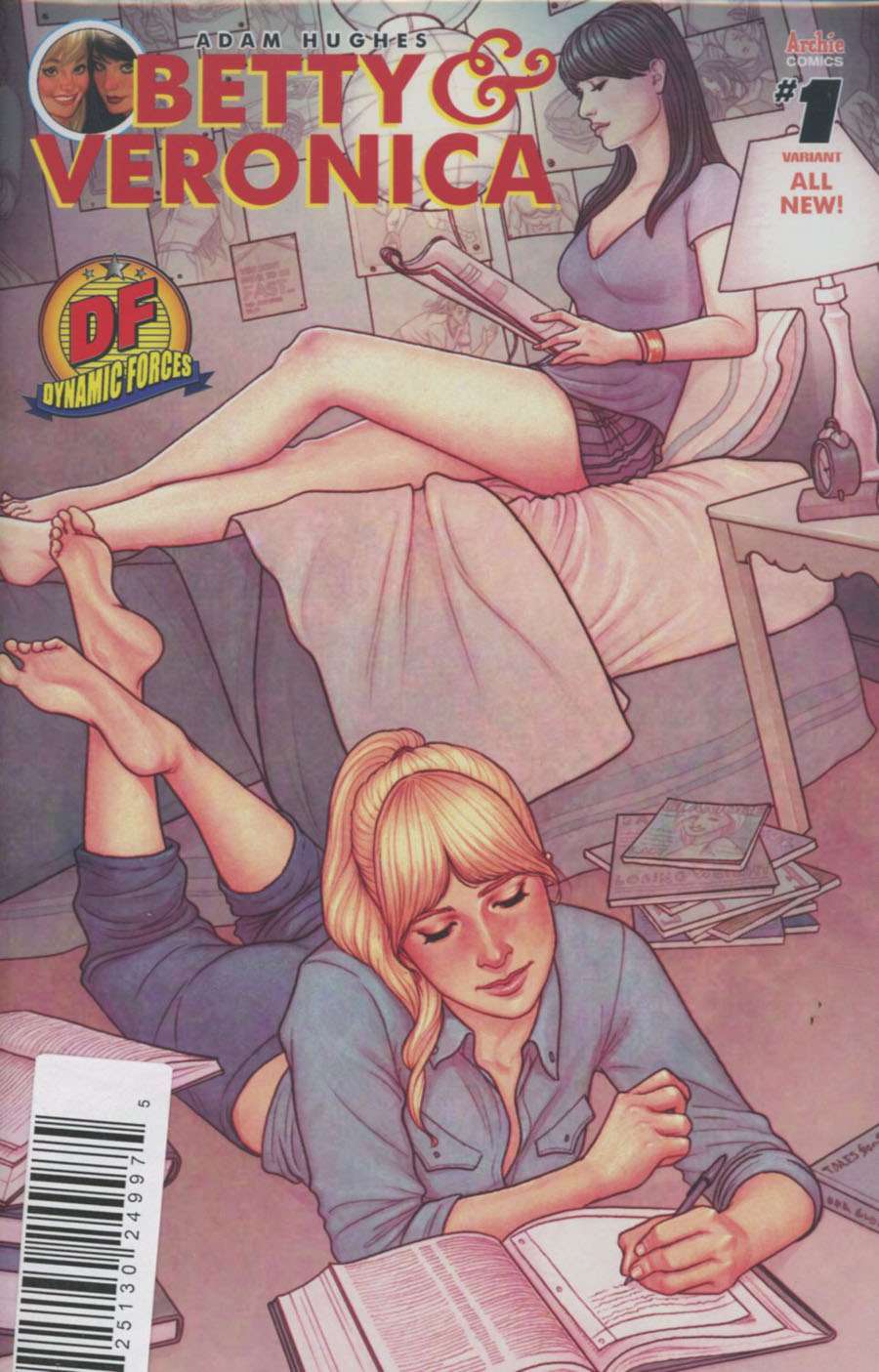 Betty & Veronica Vol 2 #1 Cover Z-A DF Exclusive Jenny Frison X-Mas In July Package