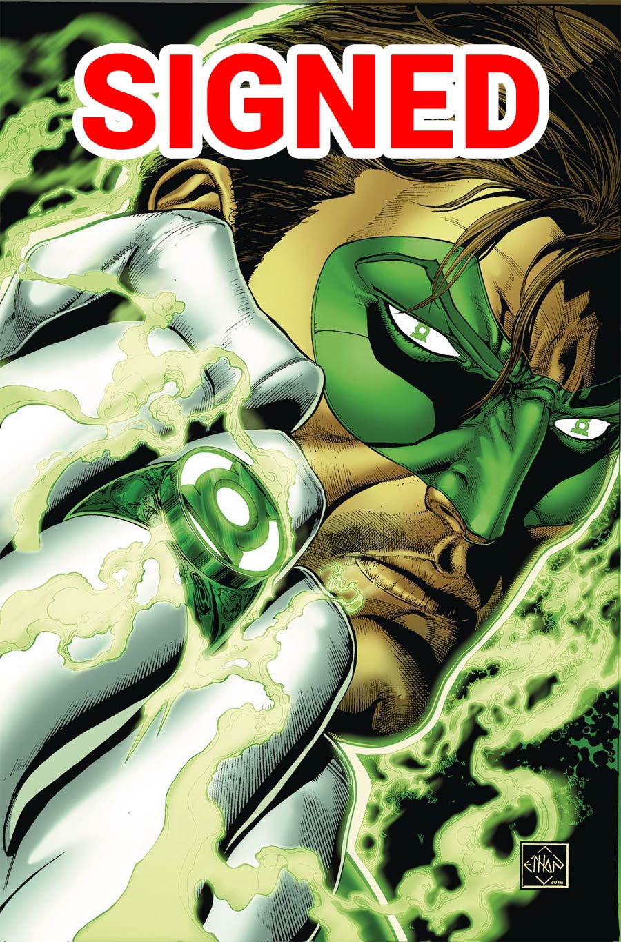 Hal Jordan And The Green Lantern Corps Rebirth #1 Cover C DF Signed By Ethan Van Sciver