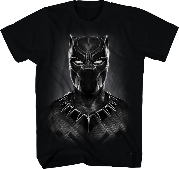 Black Panther Lurking Darkness Black T-Shirt Large