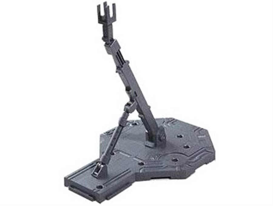 Gundam Display Stand -  Box Of 10 Units - Action Base 1 For 1/144 & 1/100 Kits - Gray