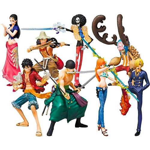 One Piece Half Age Characters - Battle Of Fishman Island - Box Of 8 Blind Mystery Box Figures