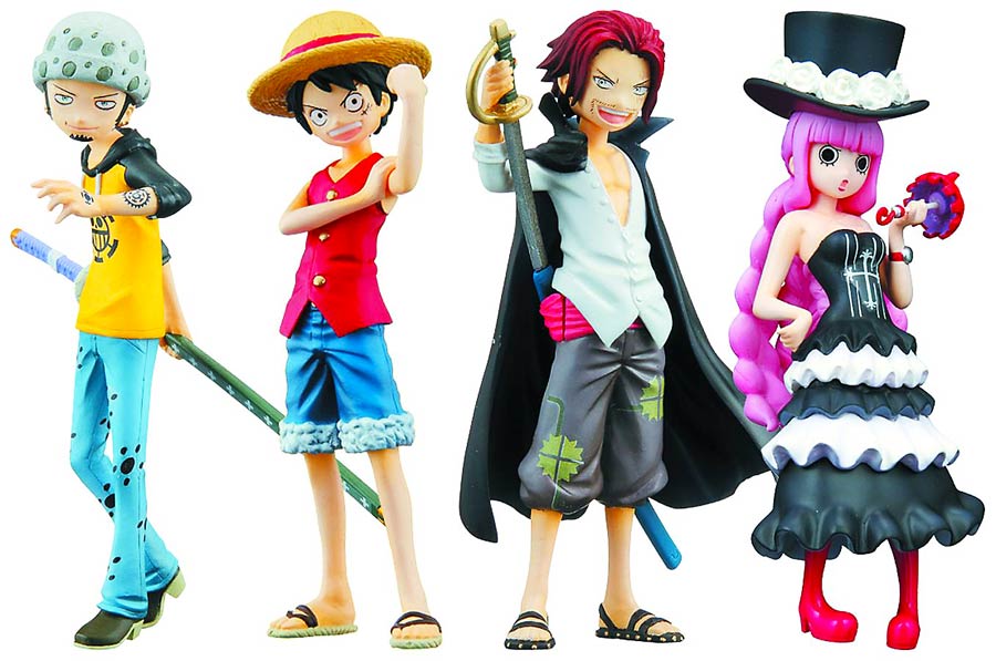 One Piece Half Age Characters - Promise Of The Straw Hat - Box Of 8 Blind Mystery Box Figures