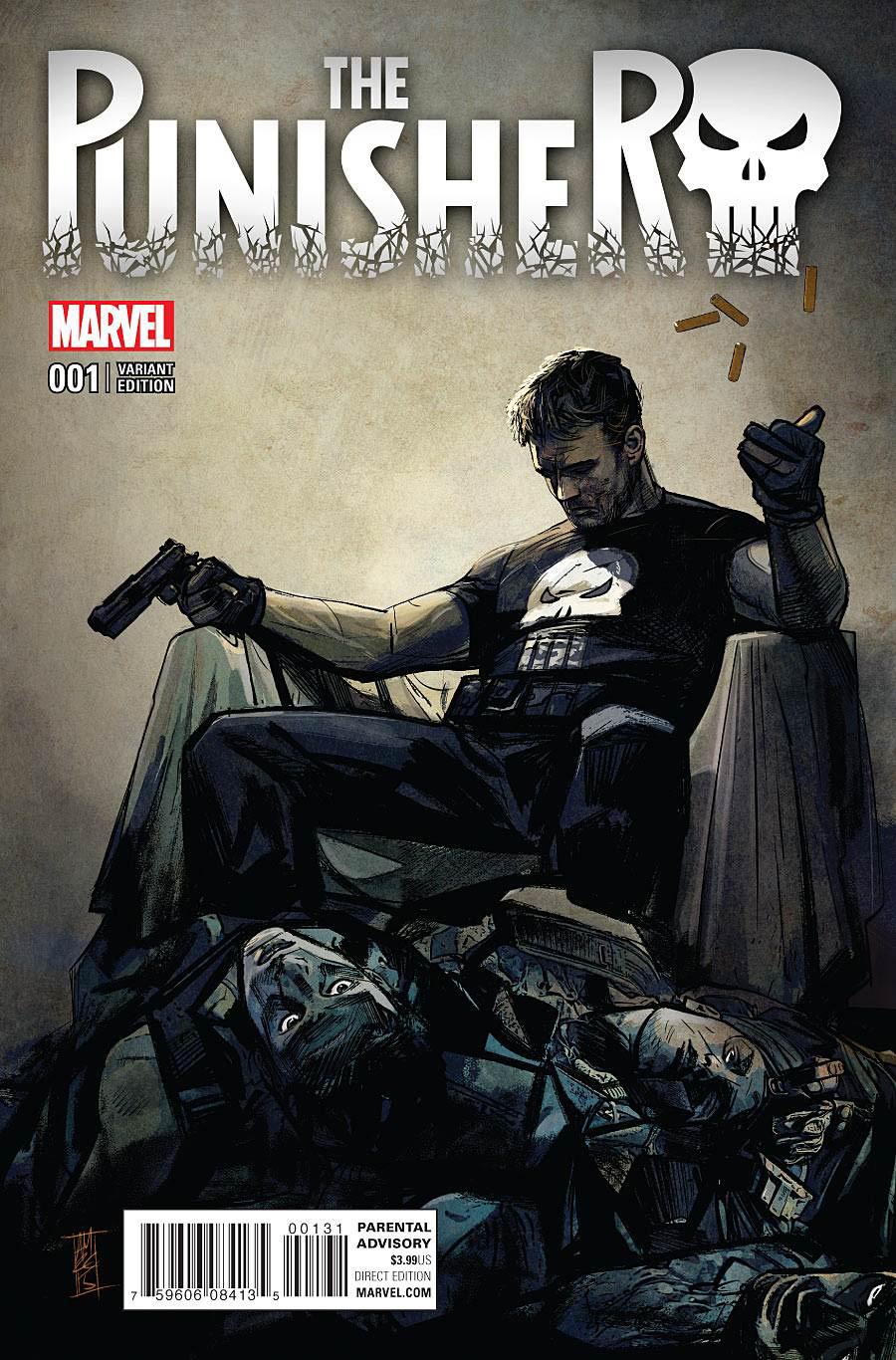 Punisher Vol 10 #1 Cover F Incentive Alex Maleev Variant Cover