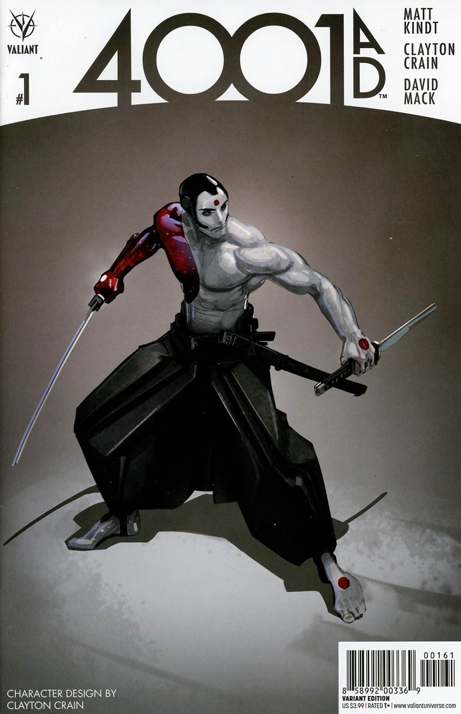 4001 AD #1 Cover F Incentive Clayton Crain Character Design Variant Cover