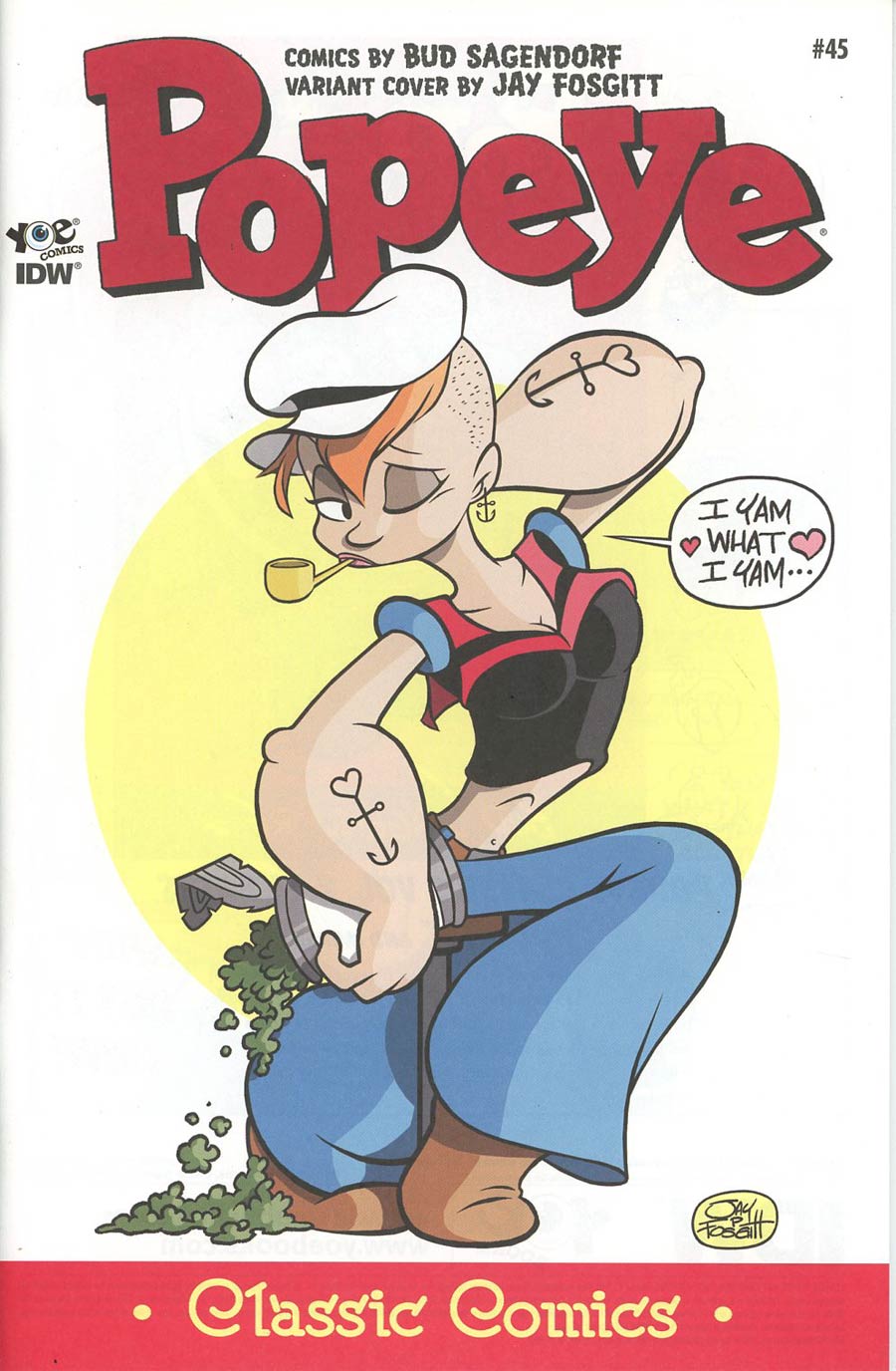 Classic Popeye #45 Cover B Incentive Jay Fosgitt Variant Cover