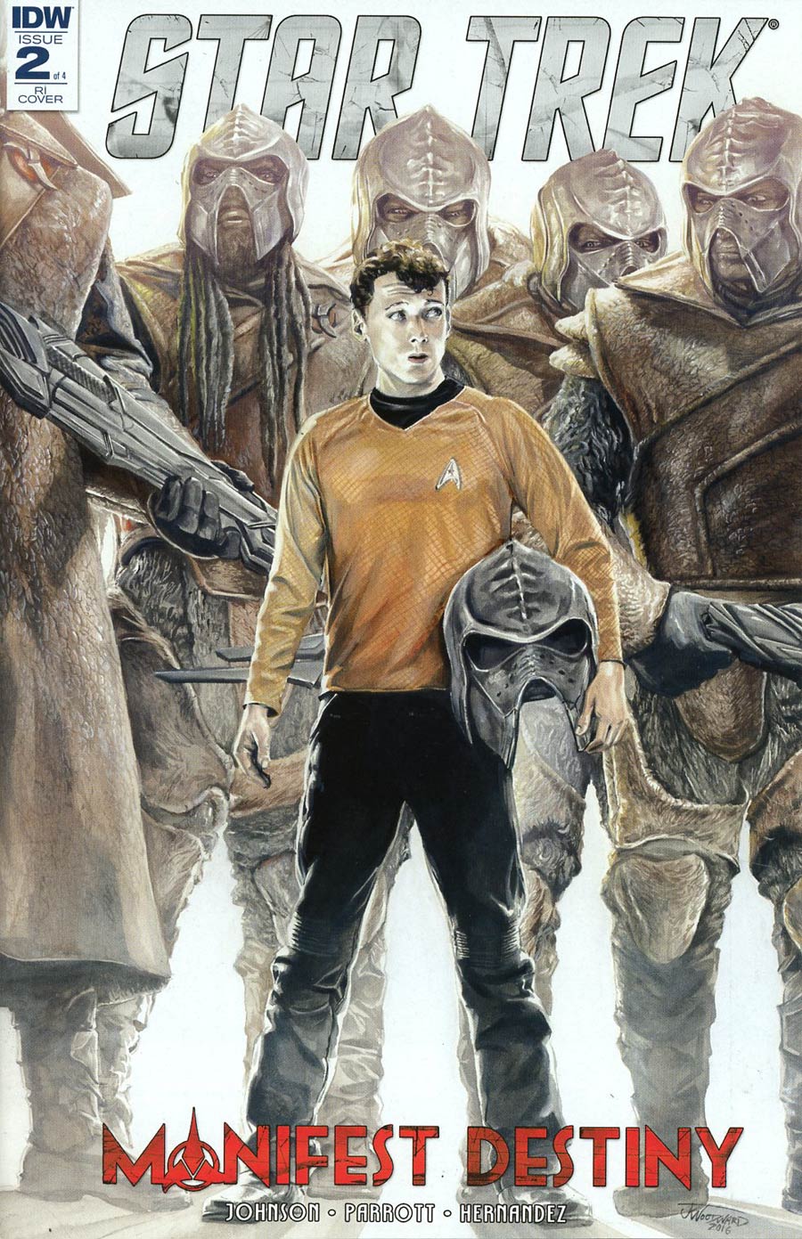 Star Trek Manifest Destiny #2 Cover C Incentive JK Woodward Variant Cover