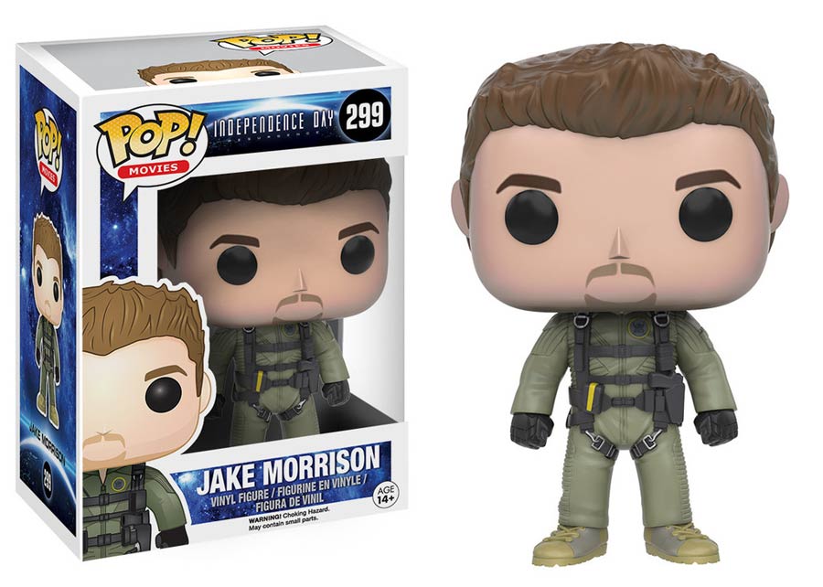 POP Movies 299 Independence Day Resurgence Jake Morrison Vinyl Figure