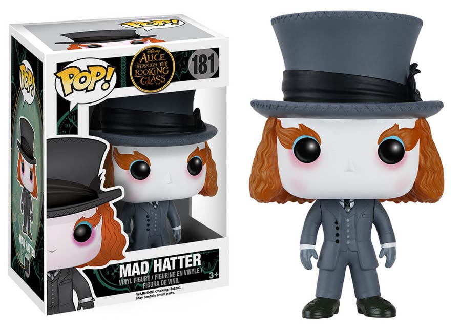 POP Disney 181 Alice Through The Looking Glass Mad Hatter Vinyl Figure