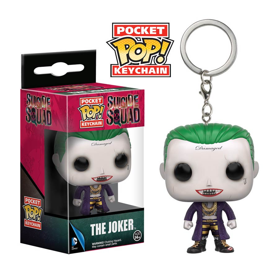 POP Suicide Squad Joker Vinyl Figure Keychain