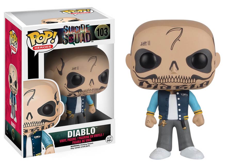 POP Heores 103 Suicide Squad El Diablo Vinyl Figure