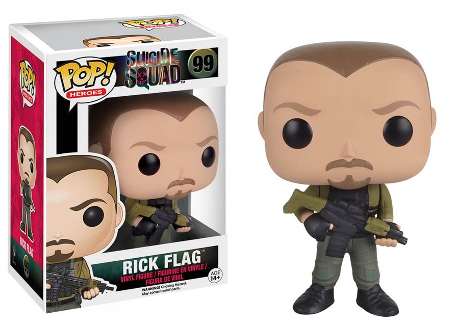POP Heroes 99 Suicide Squad Rick Flagg Vinyl Figure