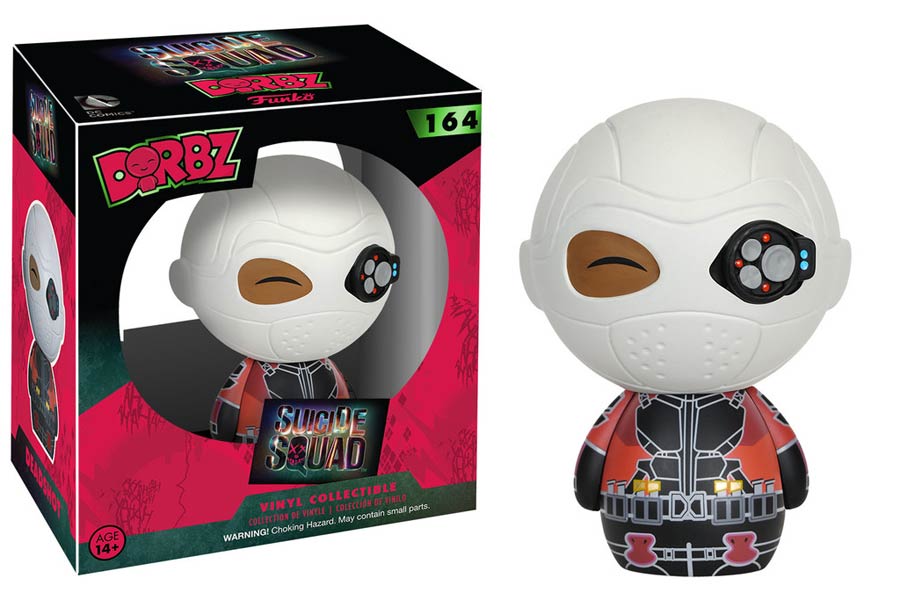 Dorbz 164 Suicide Squad Deadshot Masked Vinyl Figure