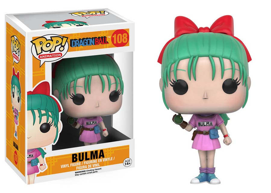 POP Animation 108 Dragon Ball Z Bulma Vinyl Figure