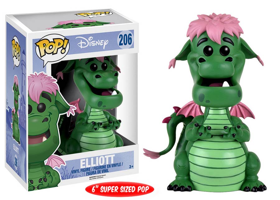 POP Disney 206 Petes Dragon Elliott 6-Inch Vinyl Figure