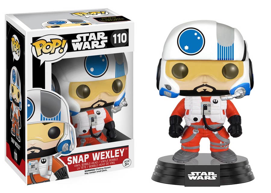 POP Star Wars 110 Episode VII The Force Awakens Snap Wexley Vinyl Bobble Head